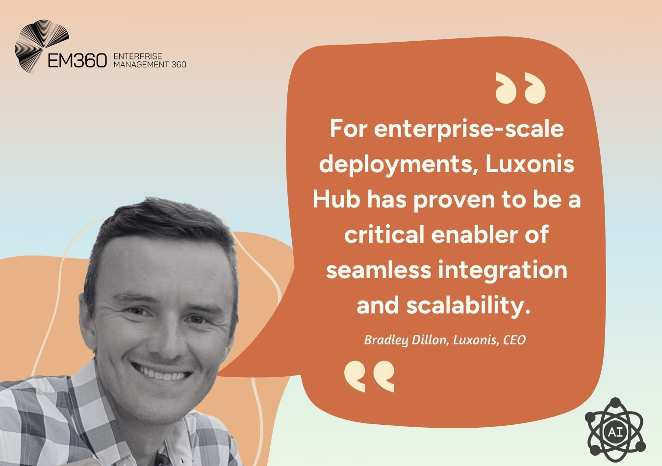 em360tech interviews bradley dillon, ceo of luxonis