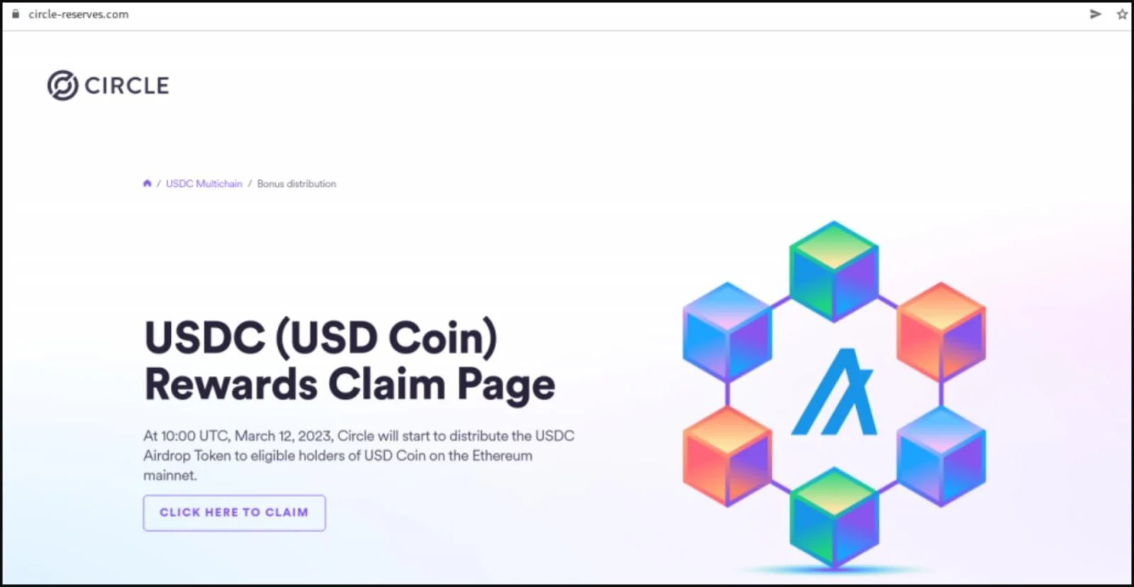 Circle rewards page 