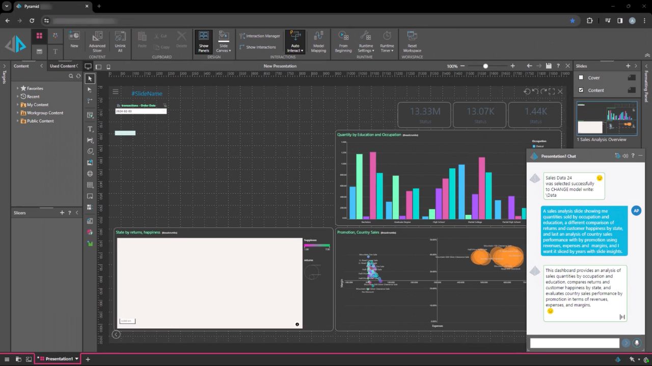 example of gen bi dashboards