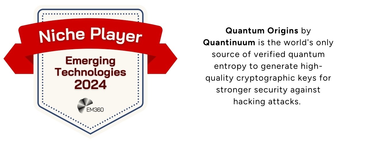 quantum origins by quantinuum badge