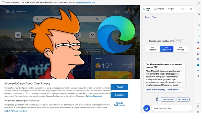 Microsoft Edge confusing