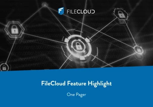filecloud feature highlight one pager