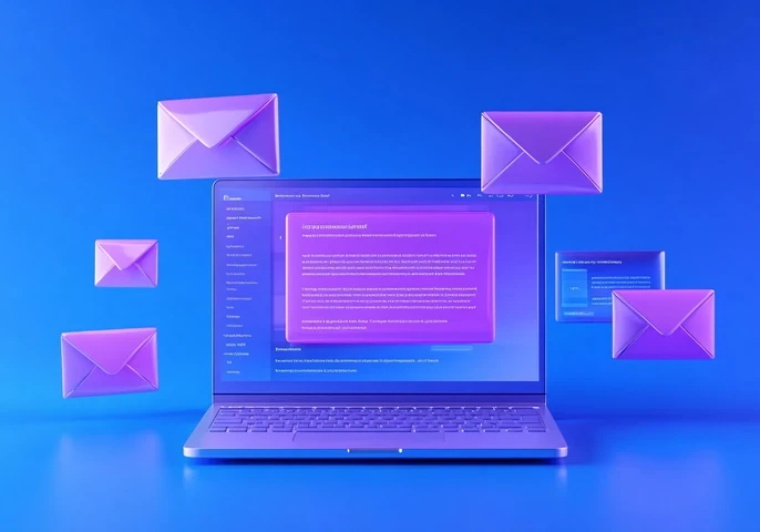 email marketing strategy on a laptop