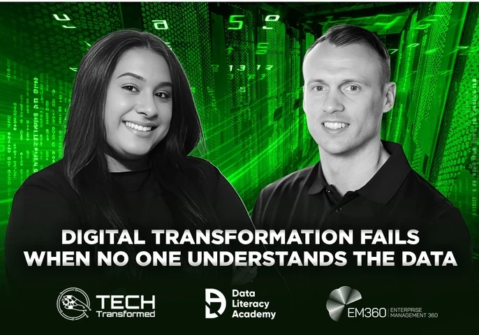 Em360tech's Trisha Pillay hosts Greg Freeman on why data and AI literacy matter