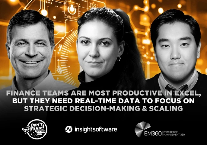 In this episode of the Don't Panic It's Just Data podcast, host Kevin Petrie, Vice President, Research and Head of Data Management Practice, BARC, speaks with Maeghan Carriere, Divisional Vice President, Software Sales NA, insightsoftware; and Nate Cook, Director of Product Marketing, insightsoftware.