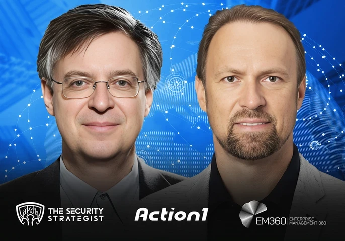 Podcast discussion between Richard Stiennon and Mike Walters on patch management challenges and cybersecurity strategies