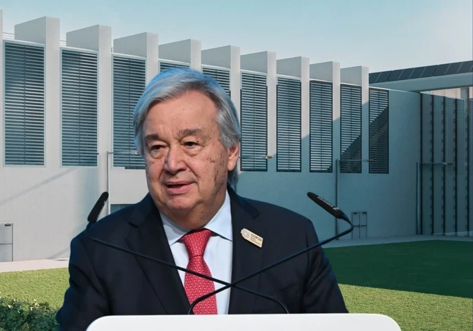 UN Secretary-General Antonio Guterres calls on AI firms to disclose their environmental impact and reduce their carbon footprint by powering data centres with renewable energy by 2030.