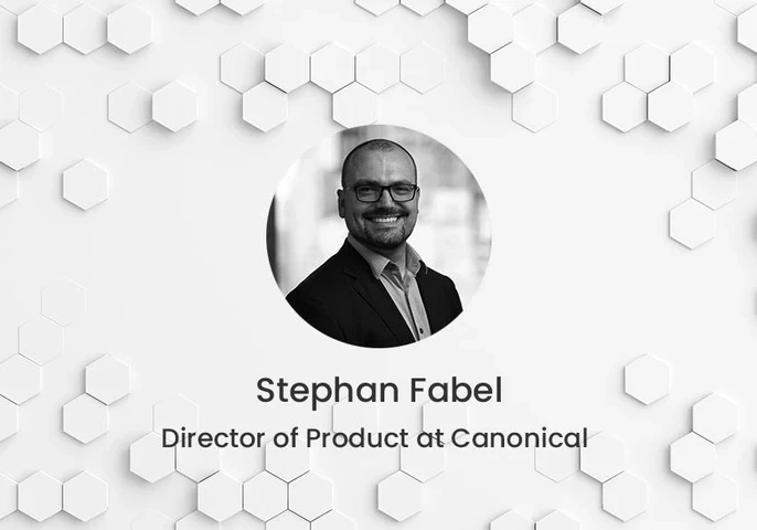 Headshot of Stephan Fabel, Director of Product at Canonical