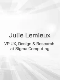 Julie Lemieux podcast banner