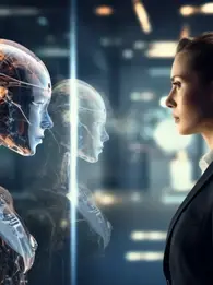 human vs artificial intelligence (AI)