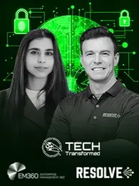 podcast with resolve systems on agentic ai and how it can solve the ticket problem featuring shubhangi dua from em360tech and sam heuer, ceo of resolve