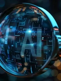 Banner image for article about synthetic data and generative ai