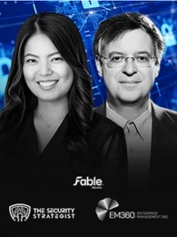 Podcast host Richard Stiennon in conversation with Nicole Jiang-Gibson, discussing behavioural interventions and the human factor in cybersecurity on Security Strategist.