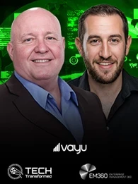 Dana Gardner, host of Tech Transformed, interviewing Lee Greene, VP of Sales at Vayu, about AI-driven usage-based SaaS pricing and revenue operations.