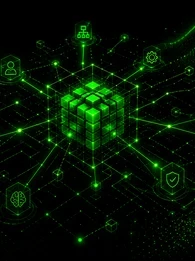 EM360Tech title graphic for an article about AI use case management and enterprise AI value, featuring a glowing green network of connected data nodes, AI systems, user icons, analytics symbols, and interconnected digital infrastructure on a black background. Visible text reads: “AI Use Case Management and Enterprise AI Value” and “We explain why AI use case management is becoming a critical discipline for governance, value creation, and long-term scalability.”