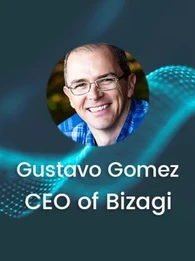 header image of Gustavo Gomez, CEO of Bizagi