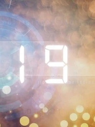 Image showing 2019 in digital numbers