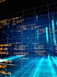 screen showing various data sets in the blockchain