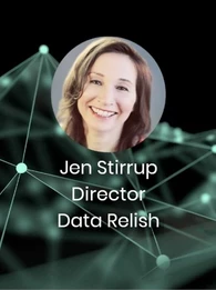 Jen Stirrup of Data Relish podcast banner