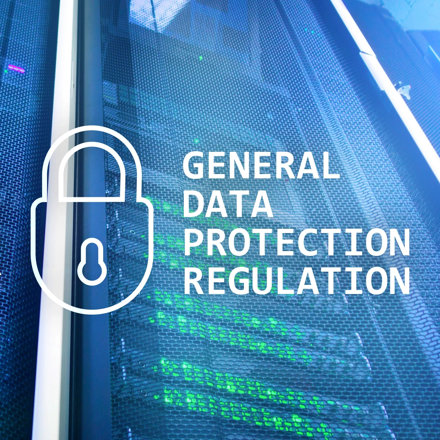 General data protection regulation GDPR title block