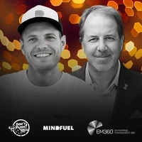 Doug Laney and Nadiem von Heydebrand discussing data and AI impact management on the “Don’t Panic, It’s Just Data” podcast.