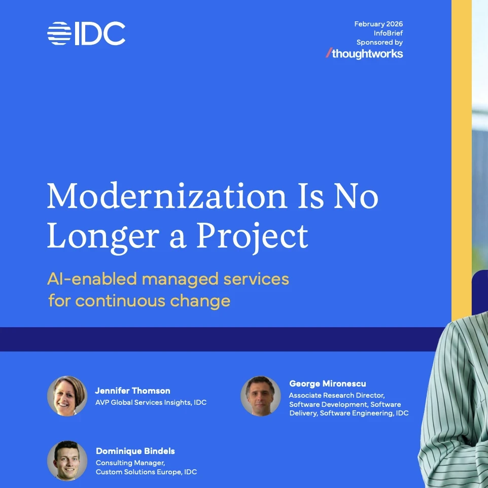 idc thoughtworks modernization