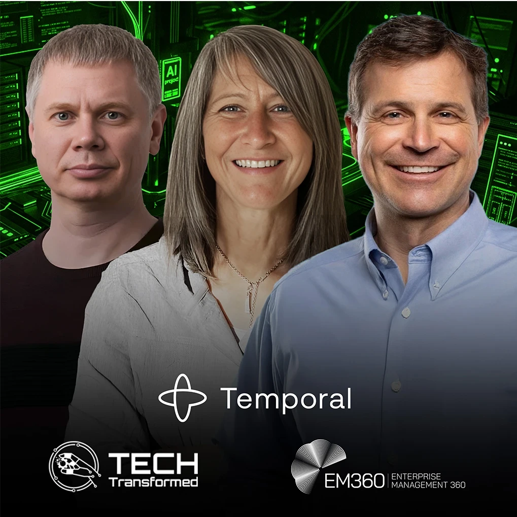 In a recent episode of the Tech Transformed podcast, Kevin Petrie, VP of Research at BARC, hosted a discussion with Maxim Fateev, Co-Founder and CTO, Temporal Technologies and Cornelia Davis, Developer Advocate, Temporal Technologies. They talked about why enterprises find it hard to transition AI from experimentation to production and how infrastructure must change to support autonomous systems.