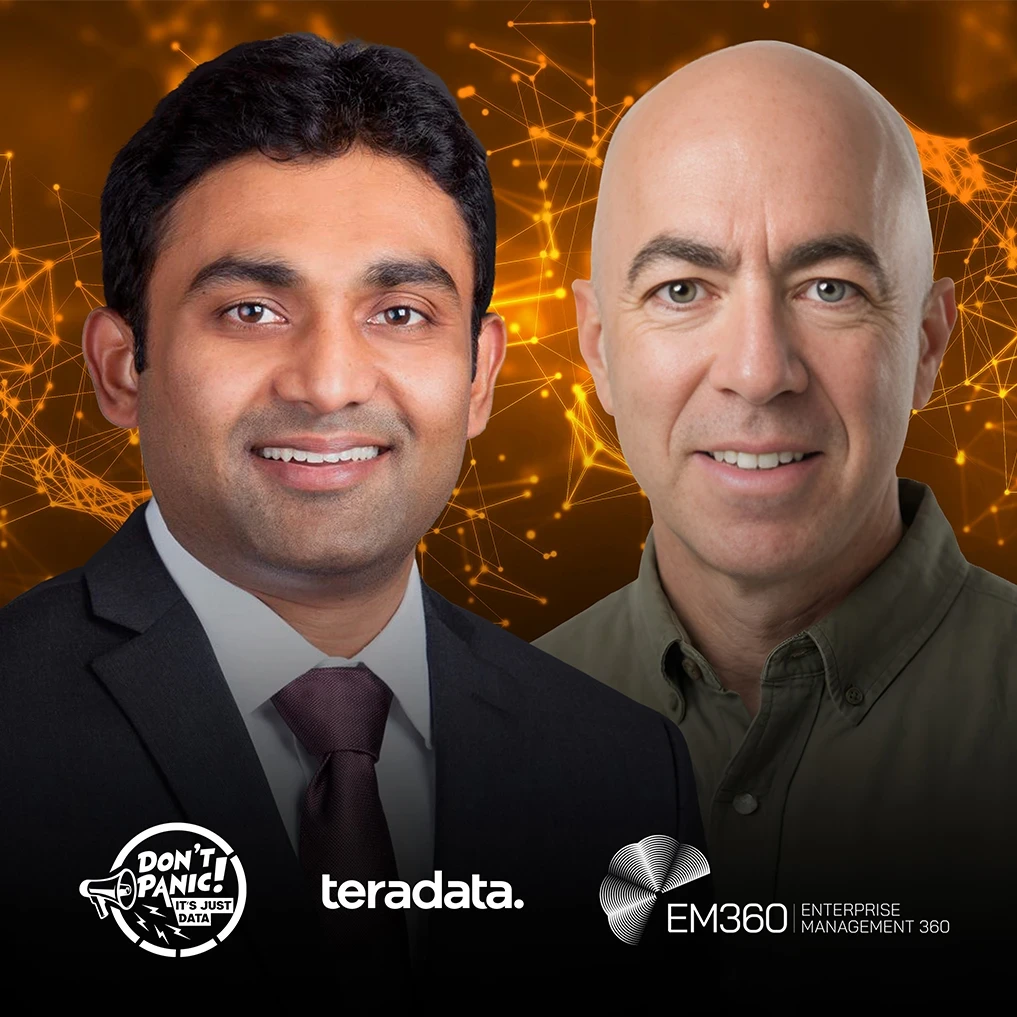 In the recent conversation on the Don’t Panic It’s Just Data podcast, host Herb Blecher, Research Director, Data and Analytics, Enterprise Management Associates (EMA), sat down with guest Manish Andhy, Financial Services AI & Industry Executive at Teradata.