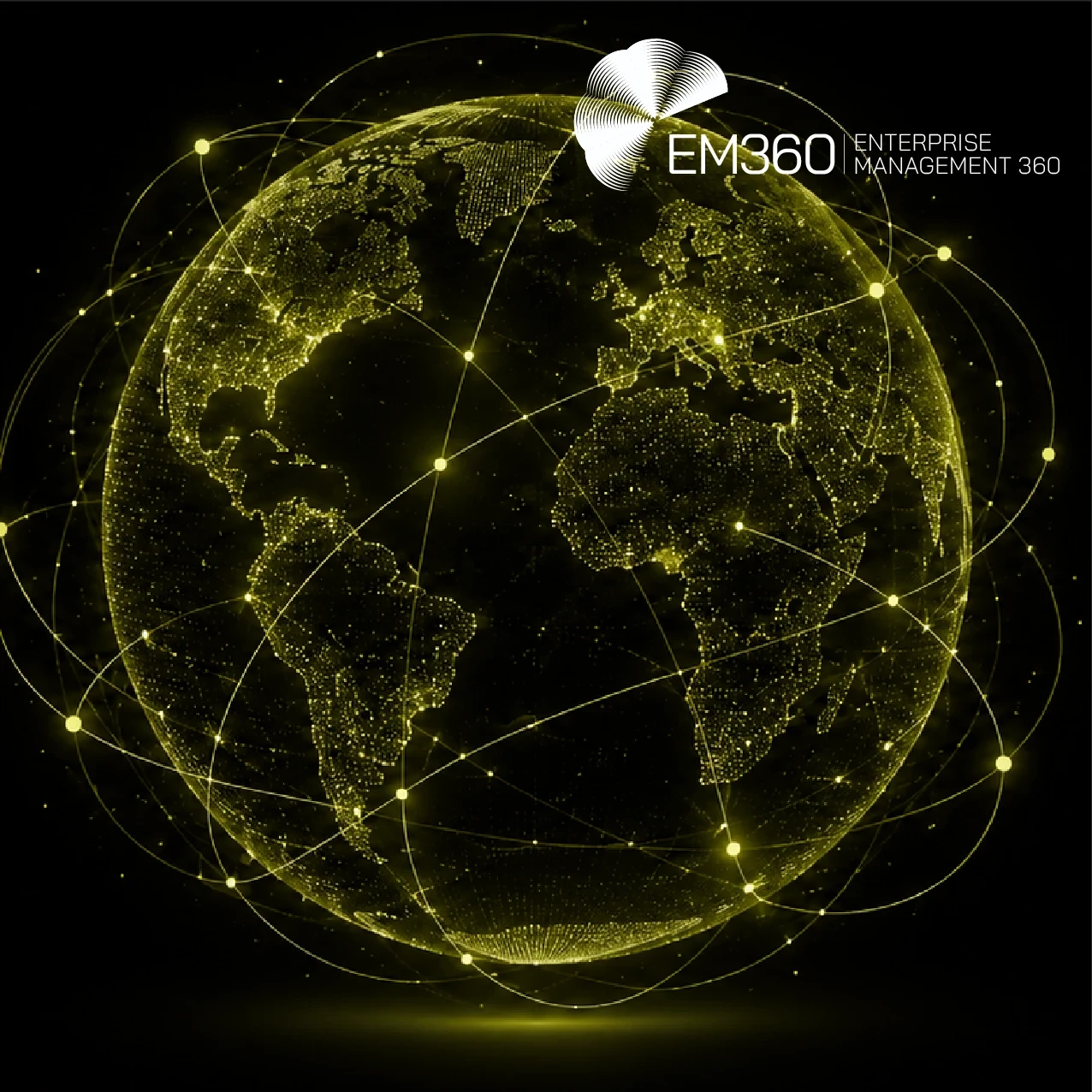 EM360Tech header graphic on a black background showing a glowing olive digital globe covered in interconnected network lines and nodes. Large white text reads “The Visibility Crisis In Modern Systems”, with the subtitle “We look at why more telemetry isn't giving enterprises the visibility they need to govern increasingly complex and autonomous systems.” The white EM360Tech logo appears above.