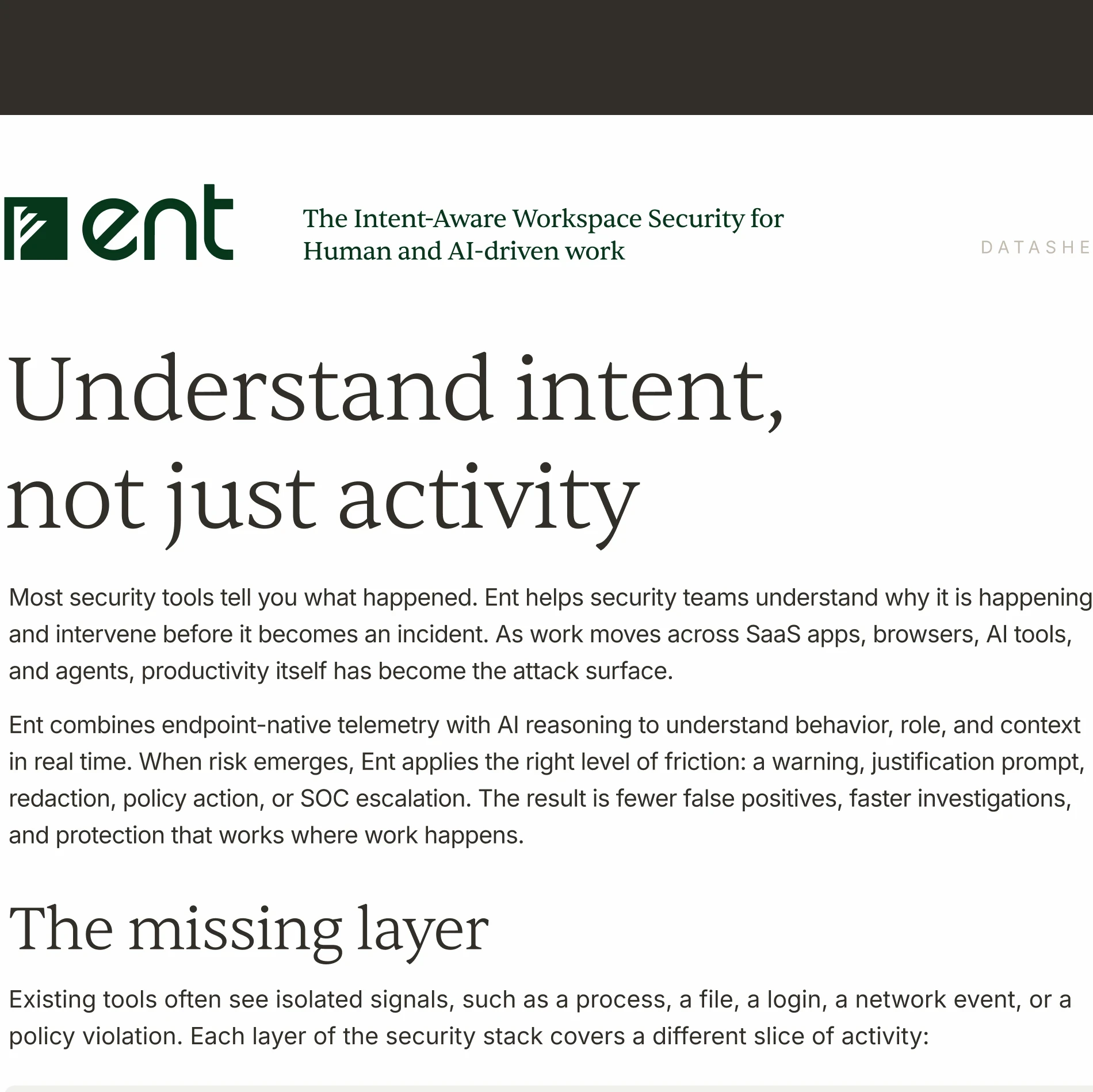 ent datasheet