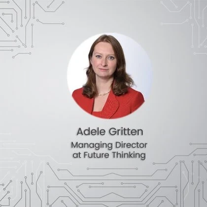 Adele Gritten podcast banner