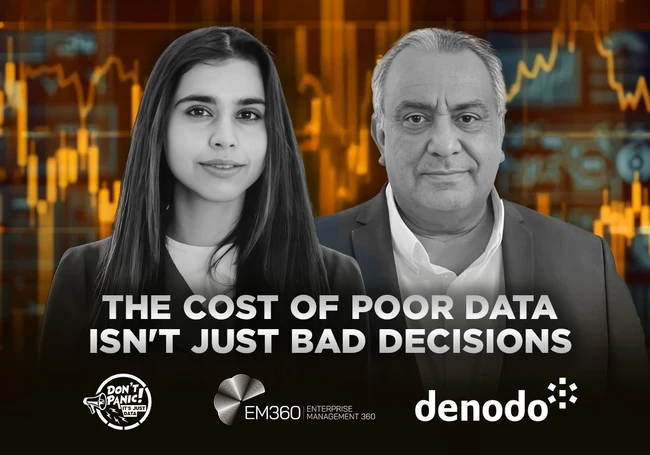 Podcast with Errol Rodericks, product manager at Denodo and Em360Tech's Shubhangi Dua on data managment, data patching and the inifinity loop
